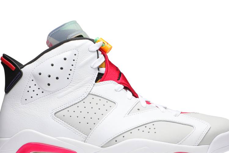 jordan 6 white grey red