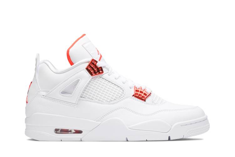 air jordan 4 orange and white