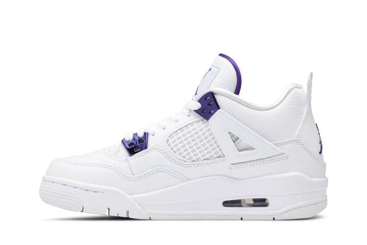 jordan 4 metallic purple goat