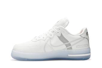 nike air force 1 react white light bone goat