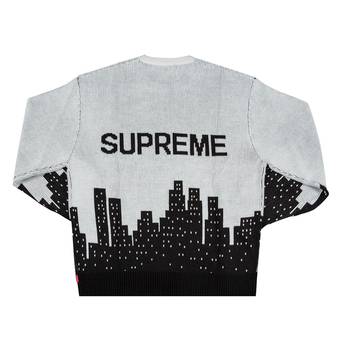 Supreme New York Sweater 'White' | GOAT