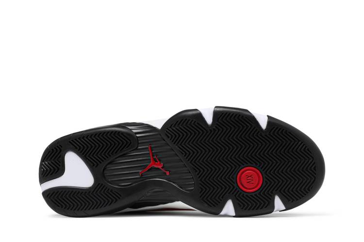 red and black jordan 14s