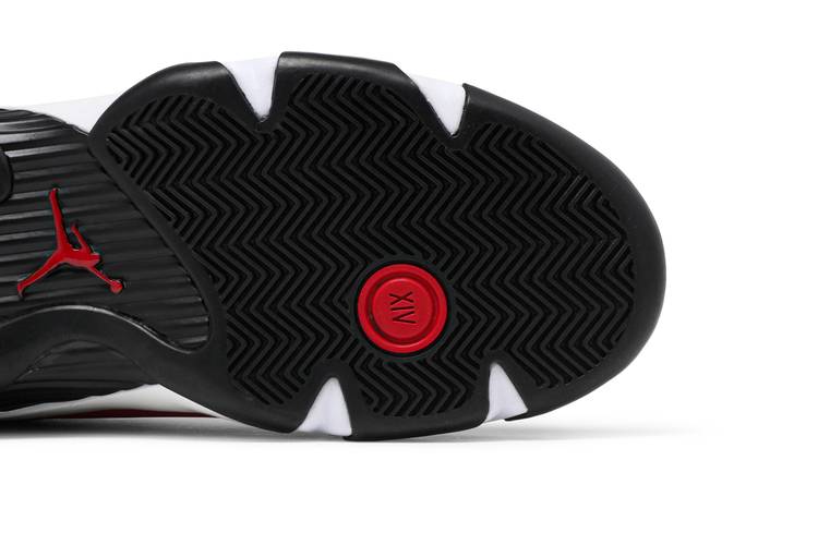 red and black jordan 14s