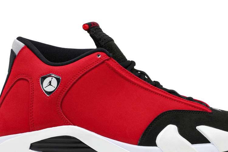 red black and white jordan 14s