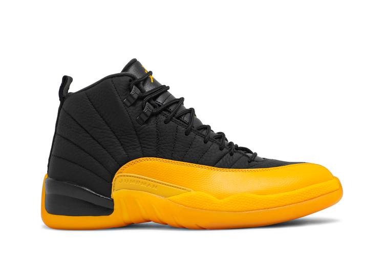 black and gold jordan 12 retro