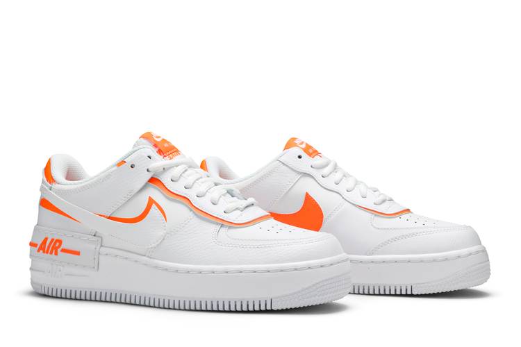 air force 1 shadow white and orange