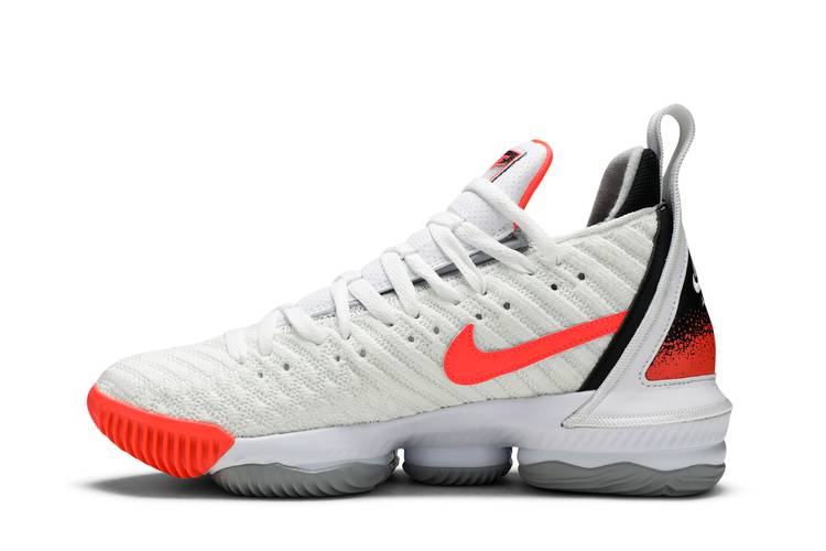 lebron xvi hot lava white