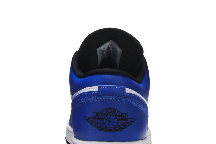 Nike Air Jordan 1 Retro Low Game Royal 553560-124 White Blue Black Size GS