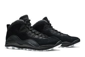 black and white jordan retro 10