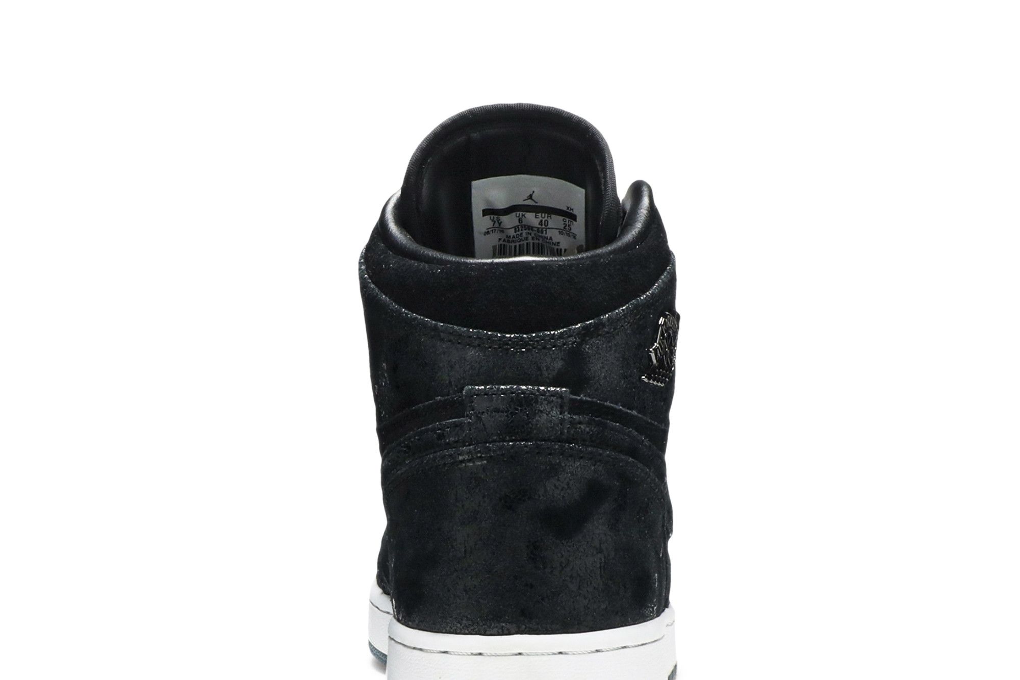 Pre-owned Air Jordan 1 Retro High Gg 'heiress' In Black