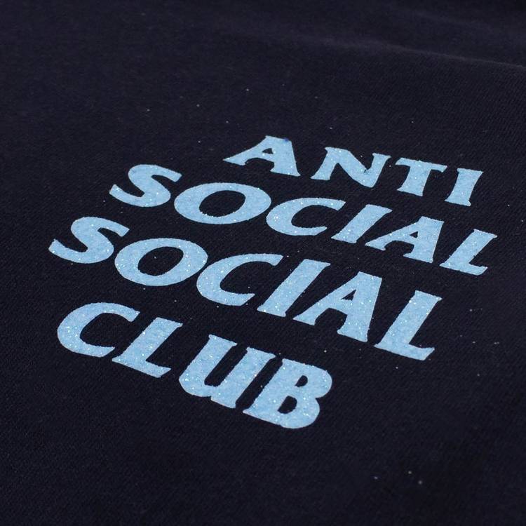 Buy Anti Social Social Club Glitter Blinded Hooded Sweatshirt