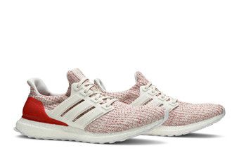 Adidas ultra boost 4.0 chalk white active red outlet (w)