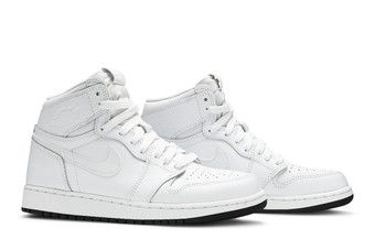 air jordan 1 retro high og perforated white