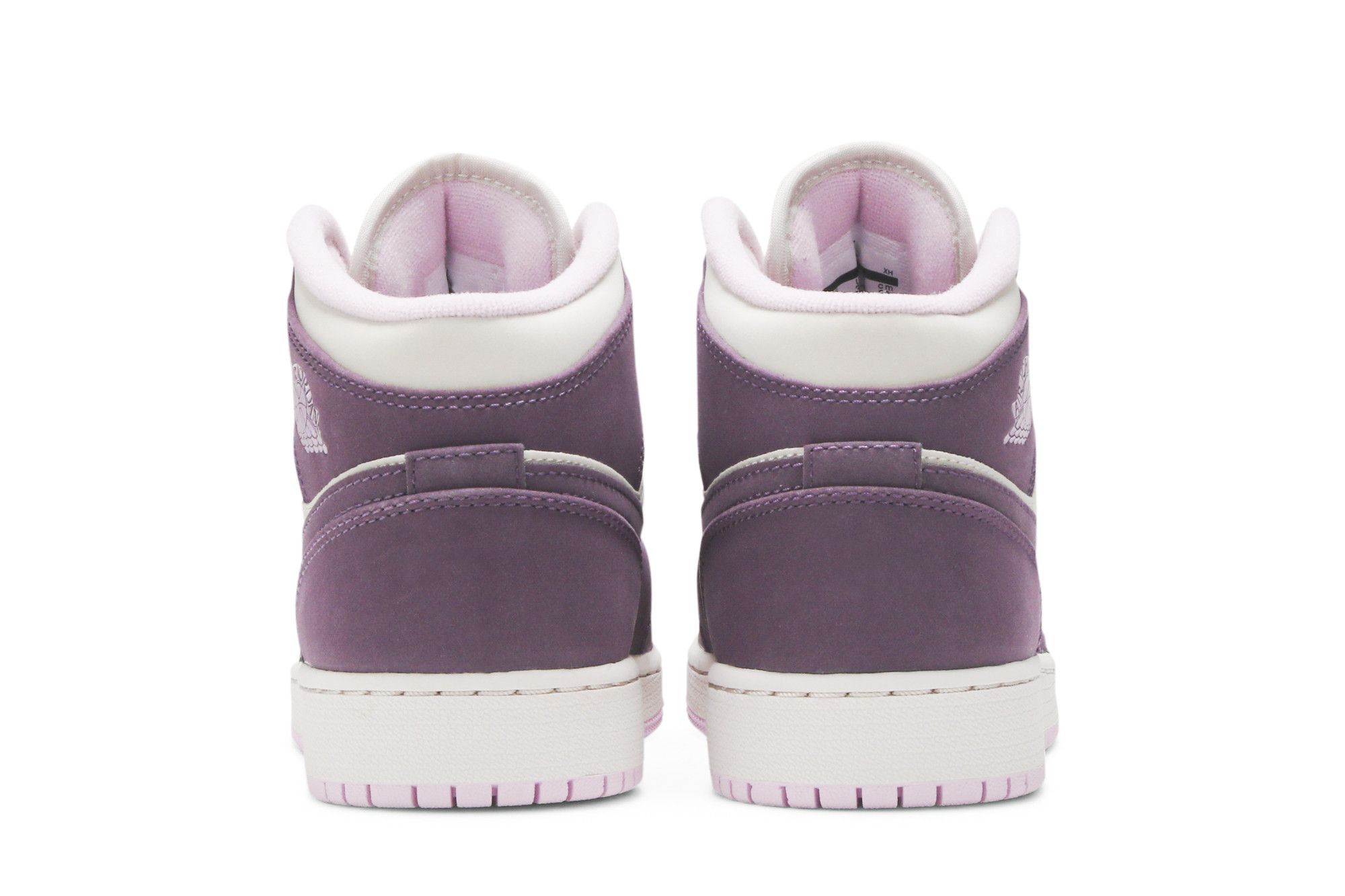 Pre-owned Air Jordan 1 Retro Mid Gs 'pro Purple'