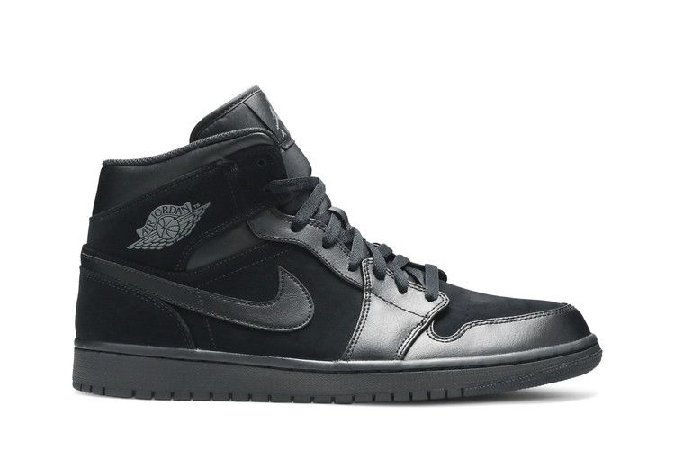 mid jordan 1 all black