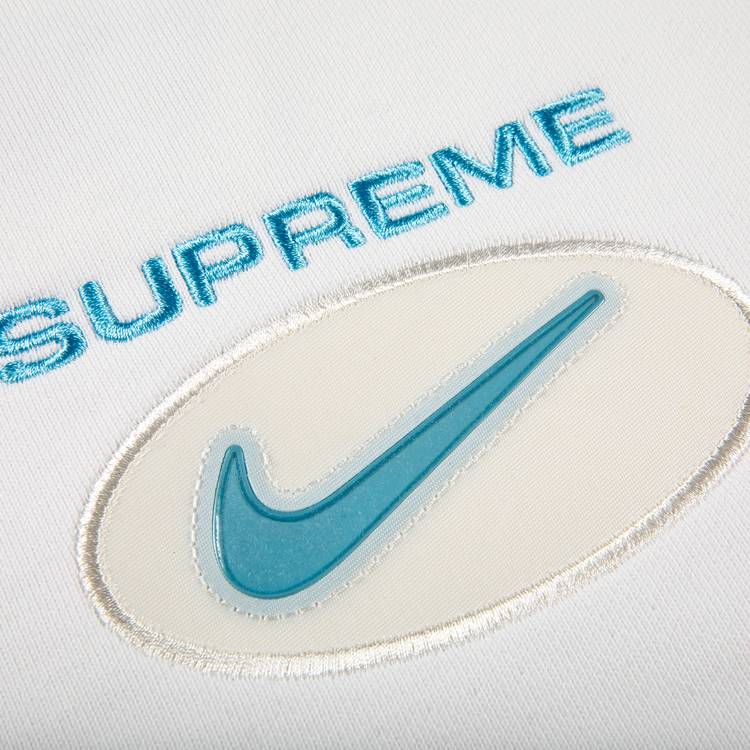 Supreme x Nike Jewel Crewneck 'White' | GOAT