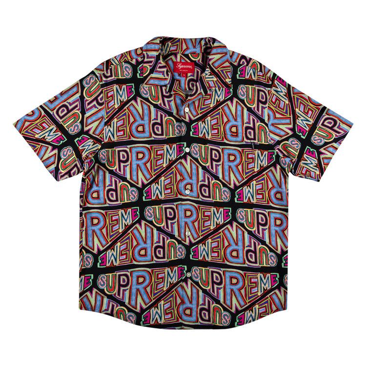 Buy Supreme Perspective Rayon Short-Sleeve Shirt 'Black' - FW20S25