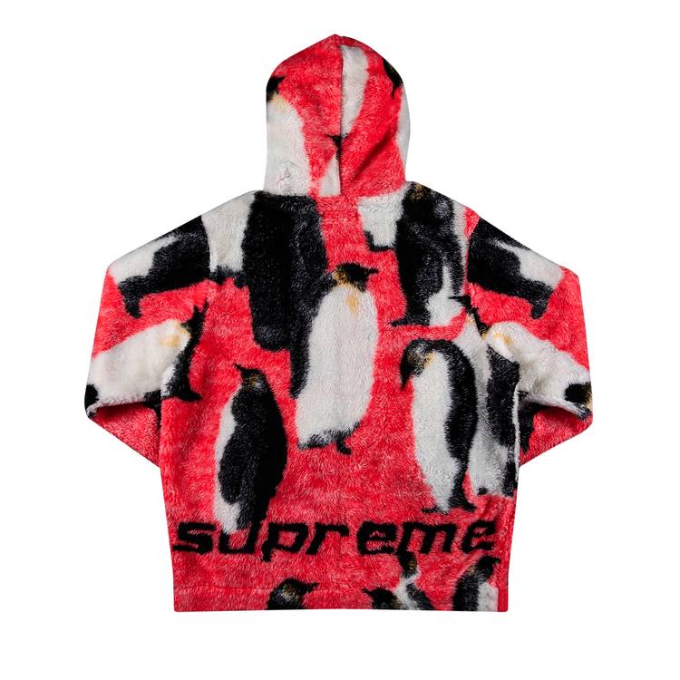 Buy Supreme Penguins Hooded Fleece Jacket 'Pink' - FW20J73 PINK | GOAT