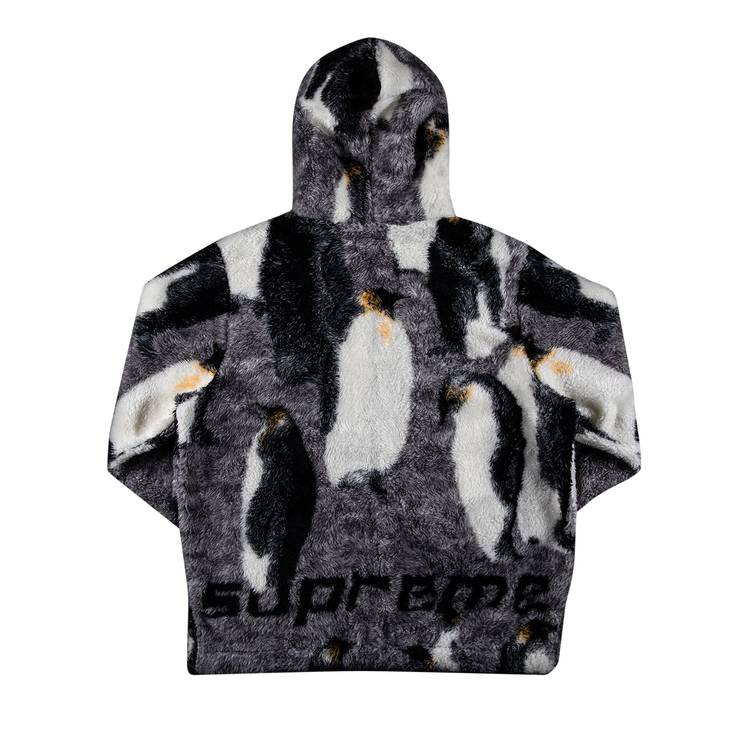 Buy Supreme Penguins Hooded Fleece Jacket 'Black' - FW20J73 BLACK