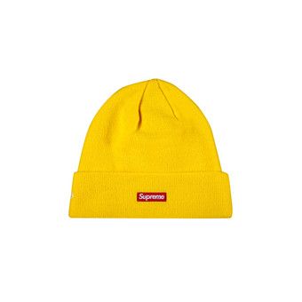 Buy Supreme x New Era S Logo Beanie 'Yellow' - FW20BN15