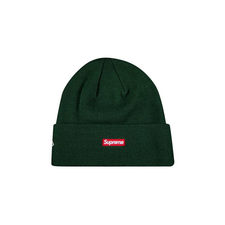 SUPREME NEW ERA S LOGO BEANIE DARK GREEN FW22 - HealthdesignShops