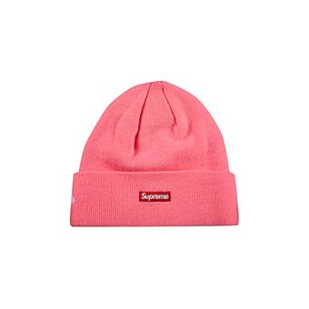 Supreme x New Era Box Logo Beanie - Pink