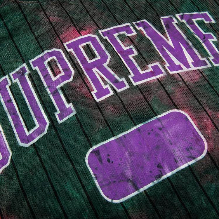 Supreme Dyed Basketball Jersey 'Green' | GOAT