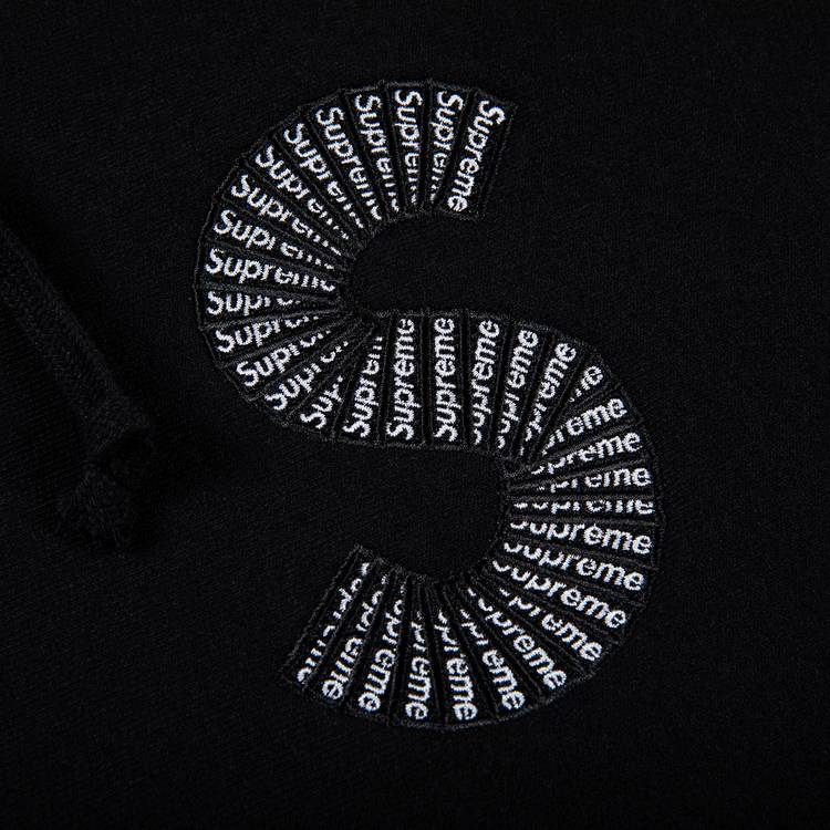Buy Supreme S Logo Hooded Sweatshirt 'Black' - FW20SW30 BLACK | GOAT