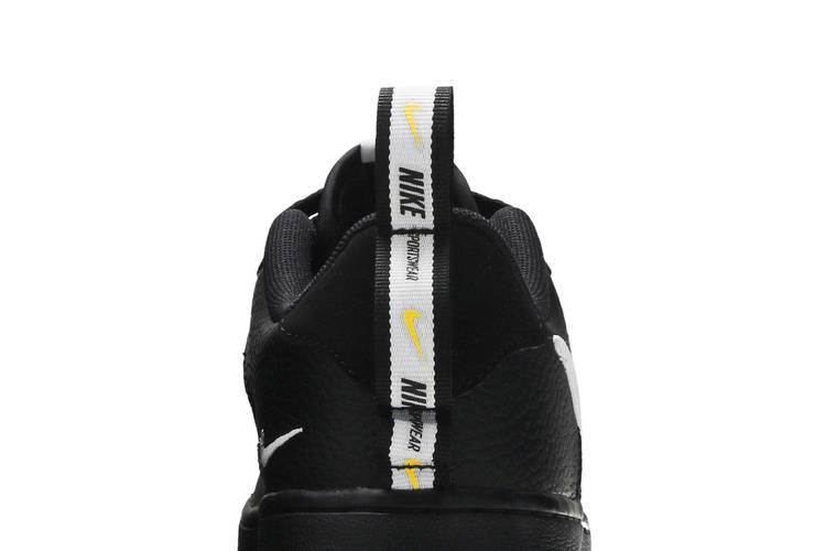 Nike Air Force 1 LV8 Utility GS 'Overbranding' Black