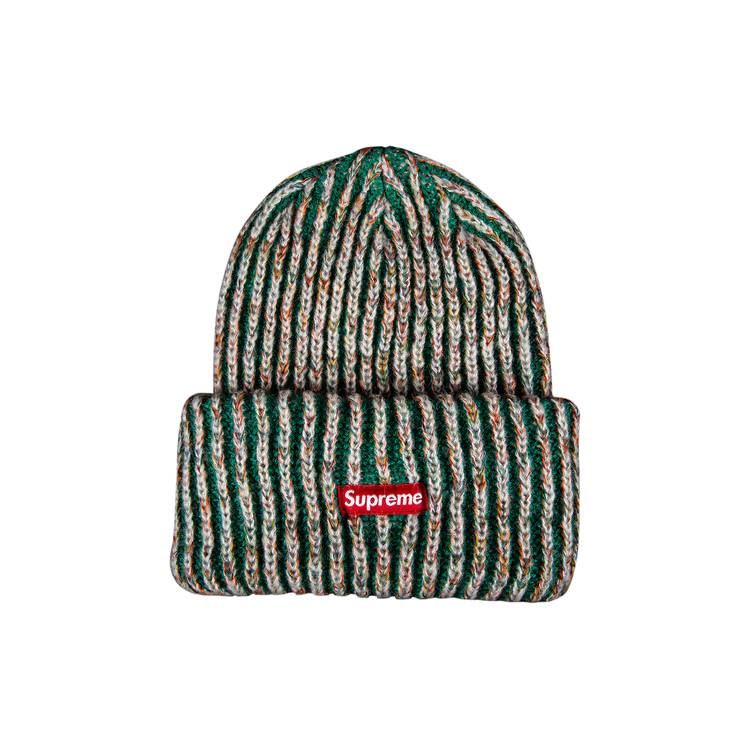 Buy Supreme Rainbow Knit Loose Gauge Beanie 'Dark Green