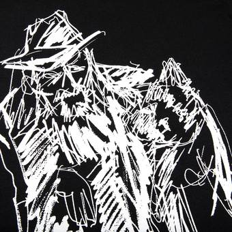 Buy Supreme x Yohji Yamamoto Scribble Portrait Tee 'Black