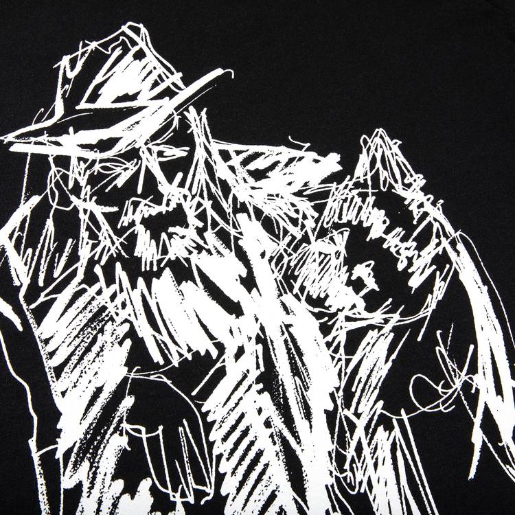 Buy Supreme x Yohji Yamamoto Scribble Portrait Tee 'Black