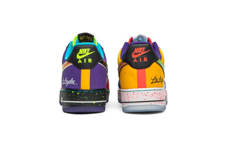  Nike Mens Air Force 1 07 Lv8 What The La Ct1117 100 |  Basketball
