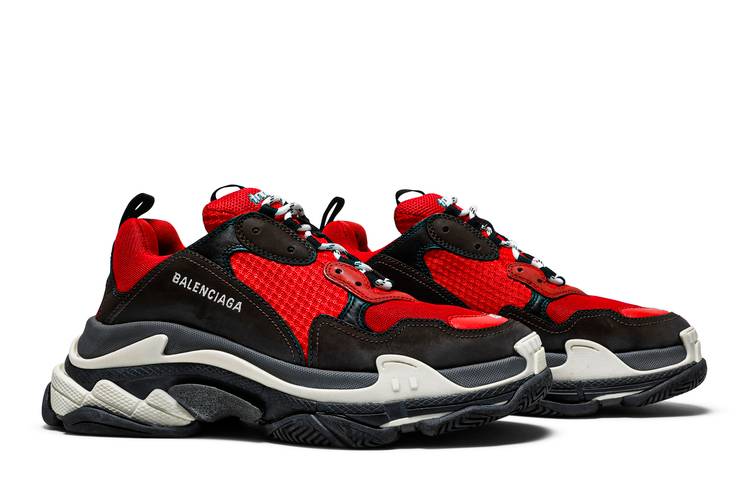 Buy Triple S Sneaker 'Bred' - 516440 W09O7 6576 - Red | GOAT