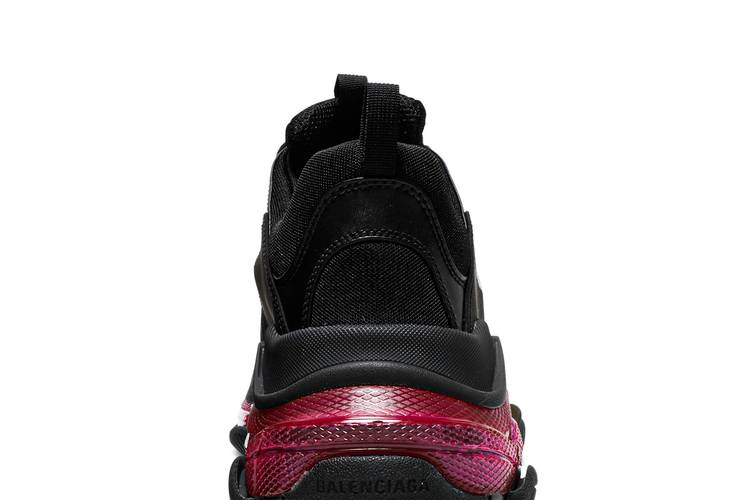 Buy Balenciaga Triple S Sneaker 'Clear Sole - Black Pink Neon 