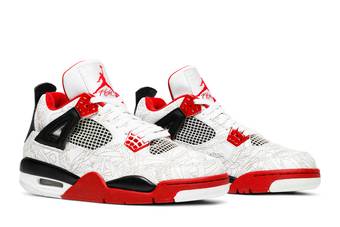 StclaircomoShops - 020 - LV X Air Jordan GTX 4 Retro White Red