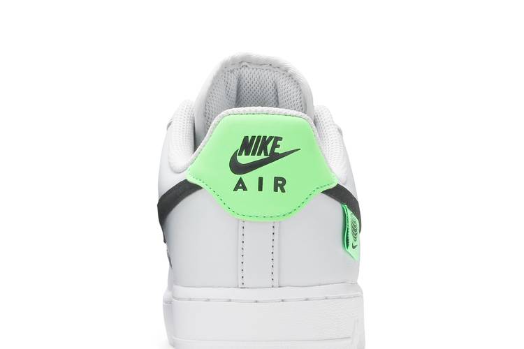 Air Force 1 '07 Low 'Worldwide Pack Platinum Green Strike' - Nike - CK7648  002 - pure platinum/green strike/black