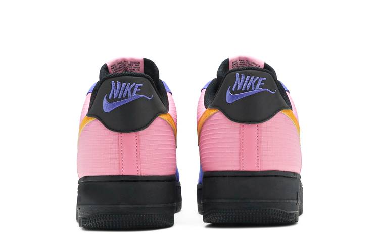 Nike Air Force 1 LV8 2 Big Kids' Shoes Black-Persian Violet-Pollen