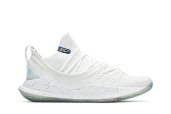 Curry 5 low white and sale gold