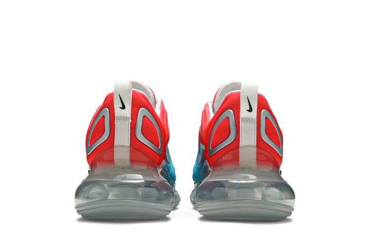 Nike Air Max 720 Lava Glow Blue Fury Shoes AR9293-600 Womens Size 8