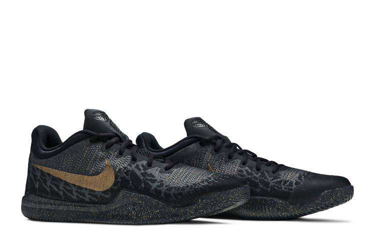 Nike, Shoes, Kobe Bryant Nike Mamba Rage Gold Stars Black Grey Metallic  Gold Basketball Shoe