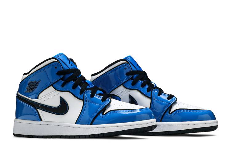 Buy Air Jordan 1 Mid SE GS 'Signal Blue' - BQ6931 402 | GOAT