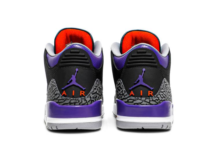 air jordan retro 3 black and purple