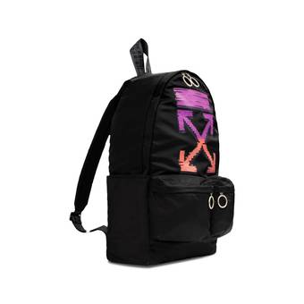 OFF-WHITE: Maker Off White backpack in technical fabric with print -  Fuchsia | Off-White backpack OMNB003R21FAB002 online at