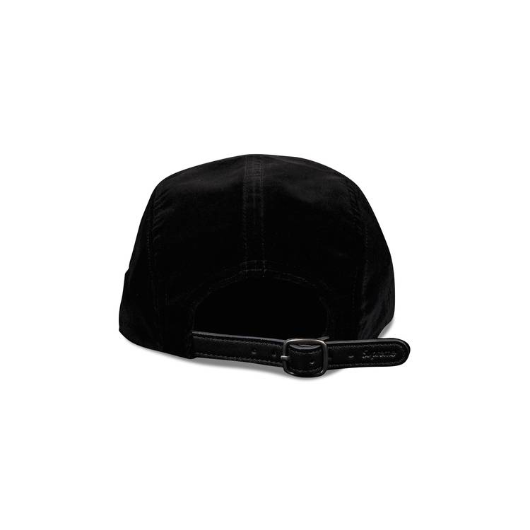 Supreme Crushed Velvet Camp Cap Black - SS22 - US