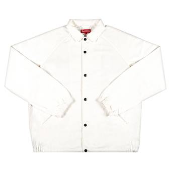 Buy Supreme x ANTIHERO Snap Front Twill Jacket 'White