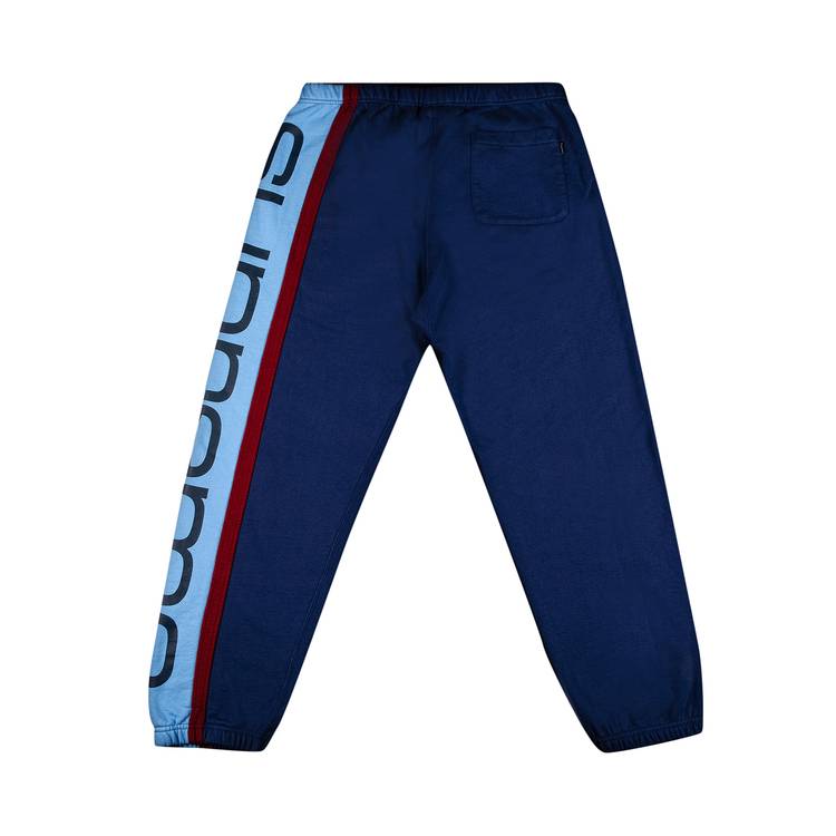 Buy Supreme Big Logo Paneled Sweatpant 'Navy' - FW20P60 NAVY | GOAT