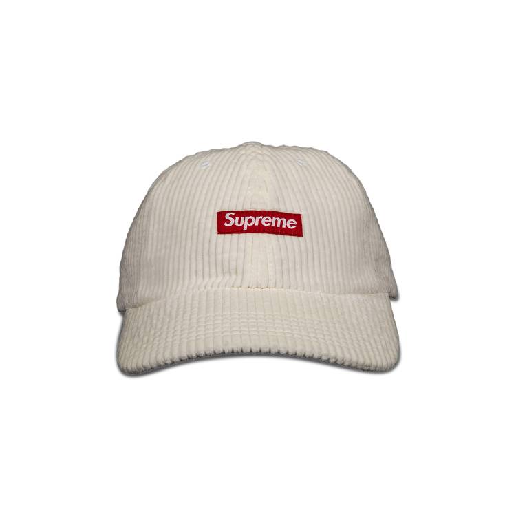 Buy Supreme Ripple Corduroy Small Box 6-Panel 'White' - FW20H89