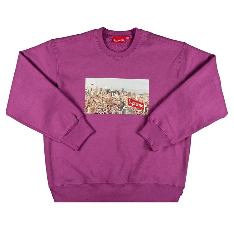 Buy Supreme Aerial Crewneck 'Bright Purple' - FW20SW93 BRIGHT