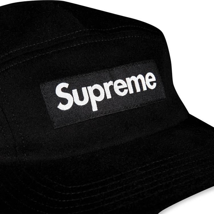 Buy Supreme Wool Camp Cap 'Black' - FW20H37 BLACK - Black | GOAT